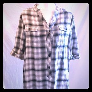 Black and White Plaid shirt